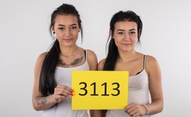 Czech Casting 3113 - 18 years old twins Zlata and Karolina