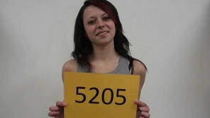 Czech Casting 5205 - 19 years old brunette teen Renata