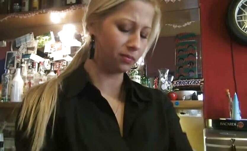Czech porn from streets - hot barman girl from the pub