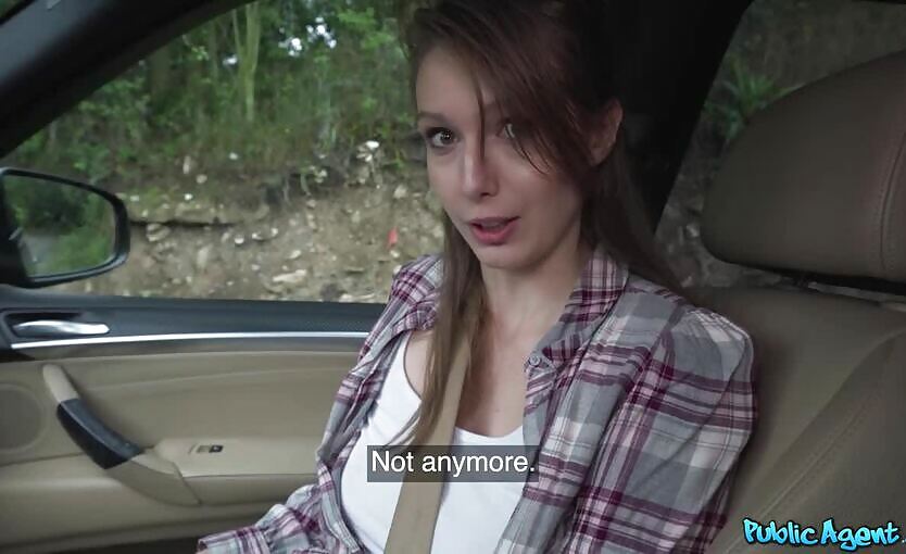 Public Agent FULL SCENE - I fucked a Swedish hitchhiker with nice natural tits in my car